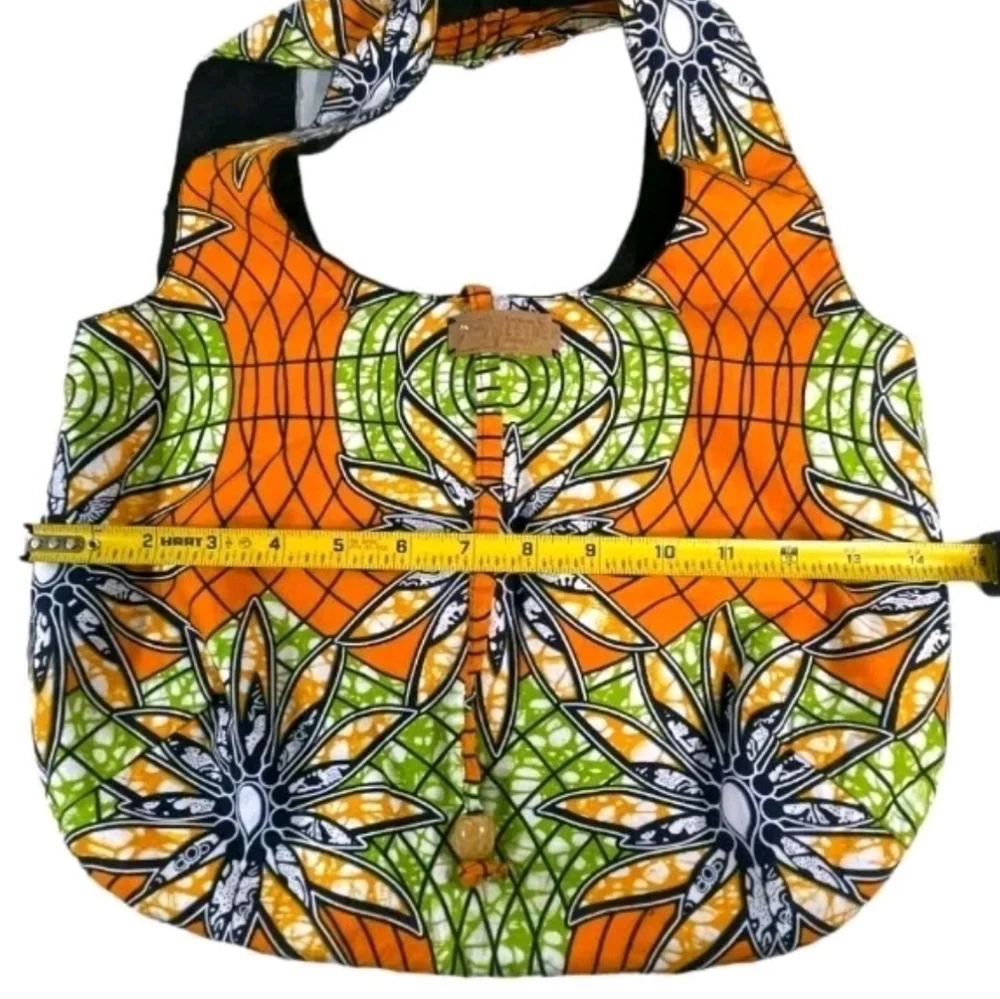 Hobo Bag Handmade By Esther Project Purse Tropical Floral Packable Resort Cruise